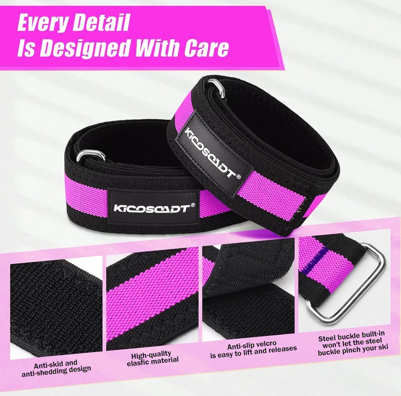 KICOSOADT Booty Bands for Women Glutes & Hip Building,BFR Bundle Booty Bands,Blood Flow Restriction Bands,Glute Bands-Best Fabric Resistance Bands for Exercising Your Butt, Squat, Thigh, Fitness - Image 2